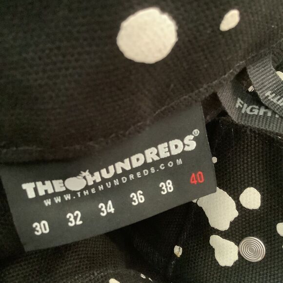 The hundreds x Joshua vides size 40 rare VIDES SPLATTER PAINTER PANT (BLACK) Rel - Picture 4 of 4